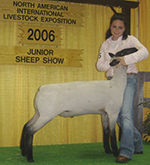 Reserve Champion Hampshire NAILE 2006