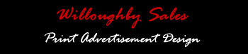 Willoughby Sales - Print Advertisement Design