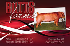 Vinyl Banner for Butts Farms, WI
