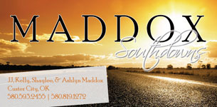 Maddox Southdowns, OK - Vinyl Banner
