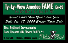 Corex Stallcard for PriceView Farms